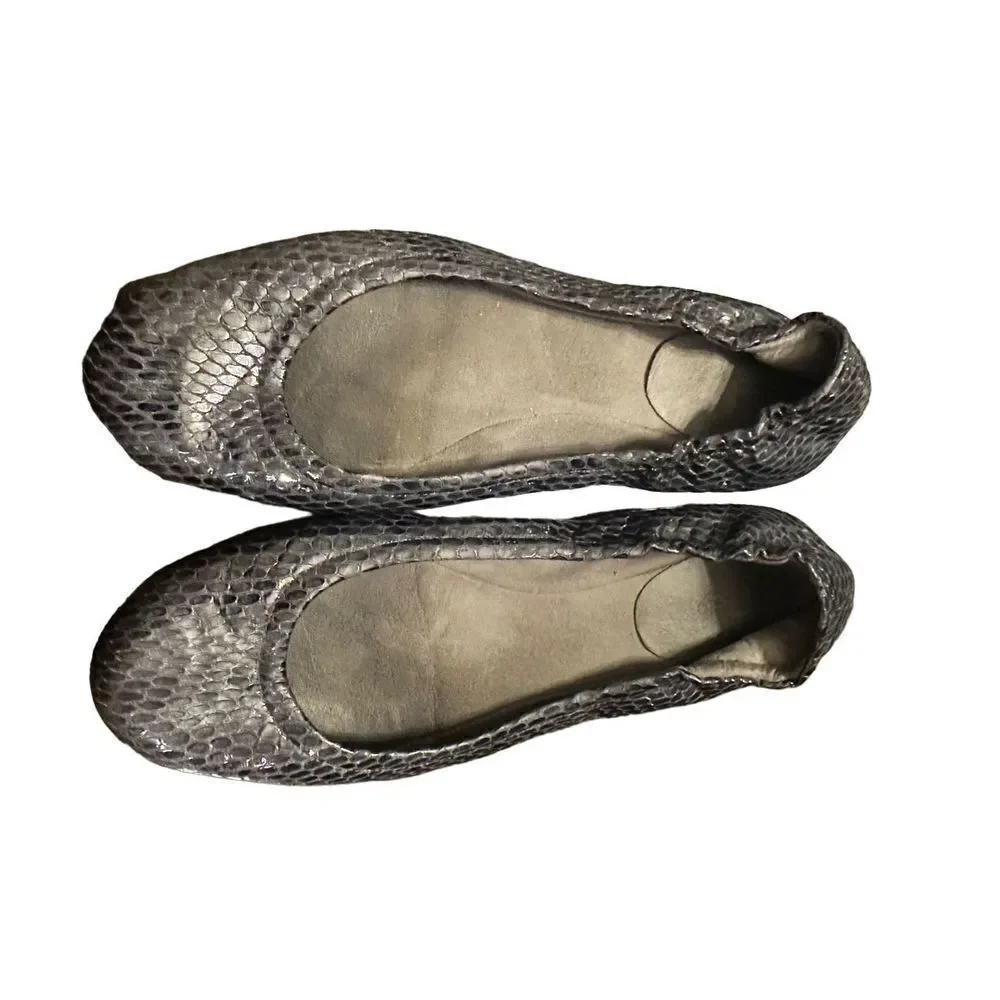 Stuart Weitzman Snakeskin Ballet Flats